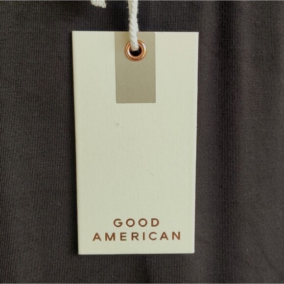 Good American Black Sleeveless Mock Neck Dress Size 5XL New With Tags - Picture 8 of 11